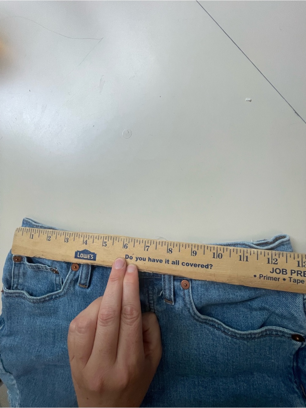 Madewell High-Rise Denim Shorts: Pieced Edition Size 25 - Picture 8 of 11